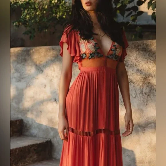 chinese dress ladies CLEOBELLA Indira Maxi Dress In Avalon